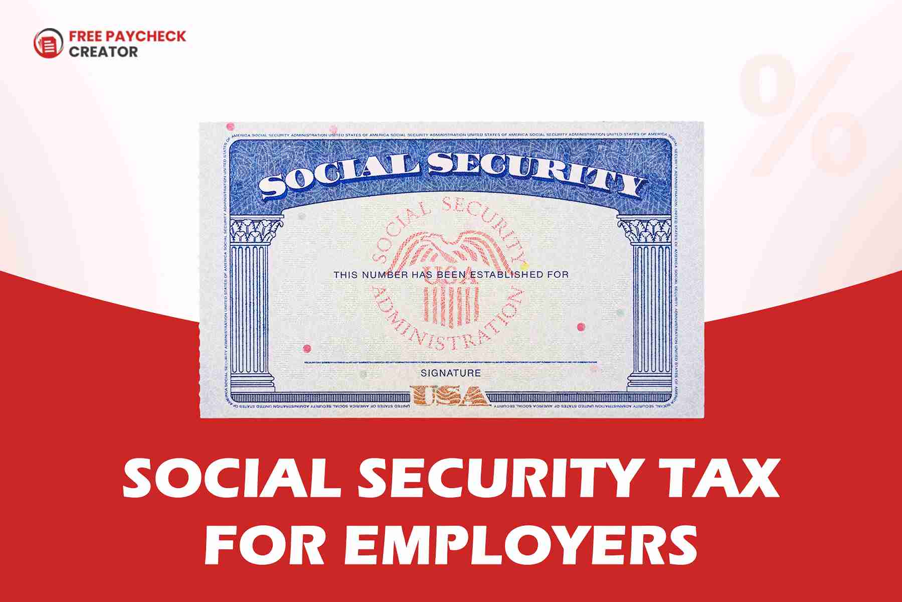 Social Security Tax for Employers